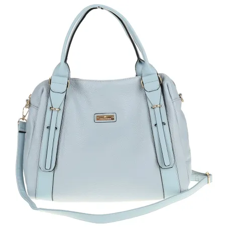 CHARRO Włoska Marka Torebka Damska kuferek listonoszka CH855636 L. blue