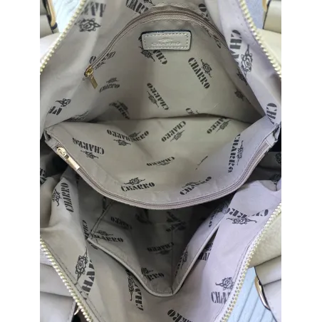 CHARRO Włoska Marka Torebka Damska kuferek listonoszka CH855636 L. blue