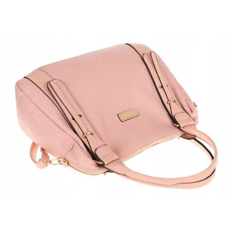 CHARRO Włoska Marka Torebka Damska kuferek listonoszka CH855636 Pink