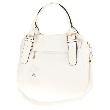 CHARRO Włoska Marka  Torebka Damska kuferek listonoszka CH855636 White
