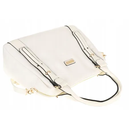 CHARRO Włoska Marka  Torebka Damska kuferek listonoszka CH855636 White