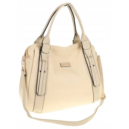 CHARRO Włoska Marka Torebka Damska kuferek listonoszka CH855636 Beige