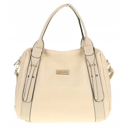 CHARRO Włoska Marka Torebka Damska kuferek listonoszka CH855636 Beige