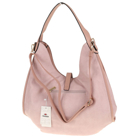 CHARRO Włoska Marka  Torebka Damska Worek Listonoszka na Ramię CH855628 Pink