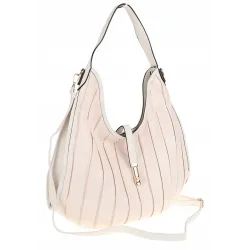 CHARRO Włoska Marka  Torebka Damska Worek Listonoszka na Ramię CH855628 White
