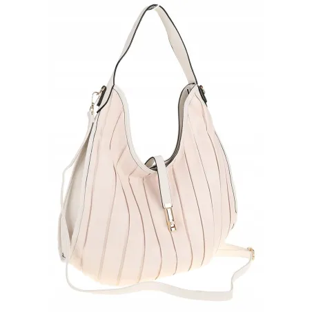 CHARRO Włoska Marka  Torebka Damska Worek Listonoszka na Ramię CH855628 White
