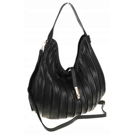 CHARRO Włoska Marka  Torebka Damska Worek Listonoszka na Ramię CH855628 Black