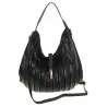 CHARRO Włoska Marka  Torebka Damska Worek Listonoszka na Ramię CH855628 Black