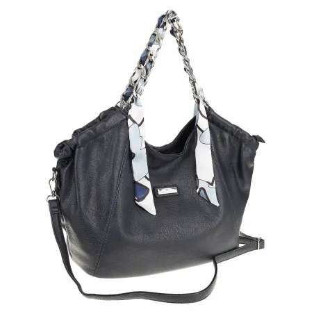 CHARRO Włoska Marka Torebka Damska Worek Listonoszka Shopper CH2213 D. Blue