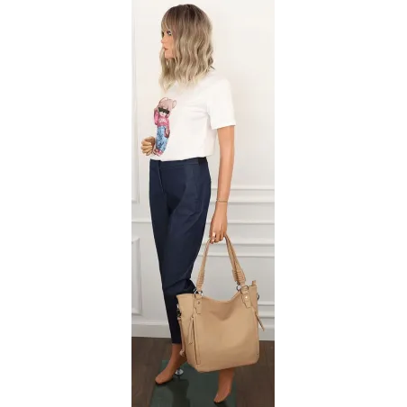 The Grace bags  Torebka Damska Worek Listonoszka na Ramię L910 Khaki