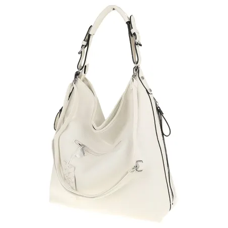 The Grace bags Torebka Damska Listonoszka Worek H6007 White