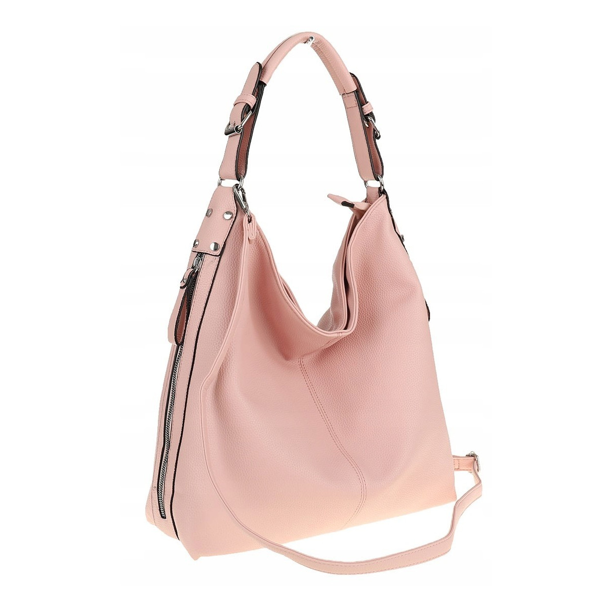 The Grace bags Torebka Damska Listonoszka Worek H6007 Pink