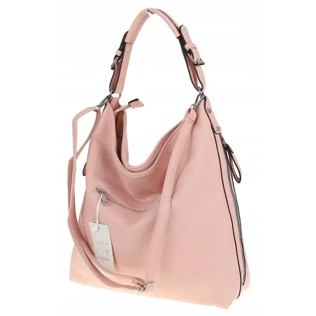 The Grace bags Torebka Damska Listonoszka Worek H6007 Pink