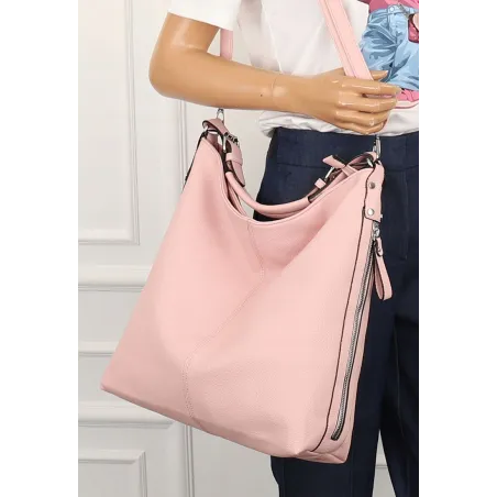 The Grace bags Torebka Damska Listonoszka Worek H6007 Pink
