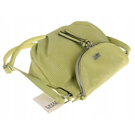 Coveri Collection Włoska marka Torebka Damska Listonoszka Ażurowa CC80353 Green