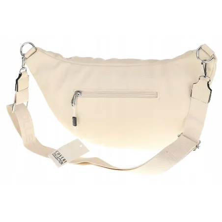 Coveri Collection Torebka Damska Listonoszka nerka CC52111 Beige