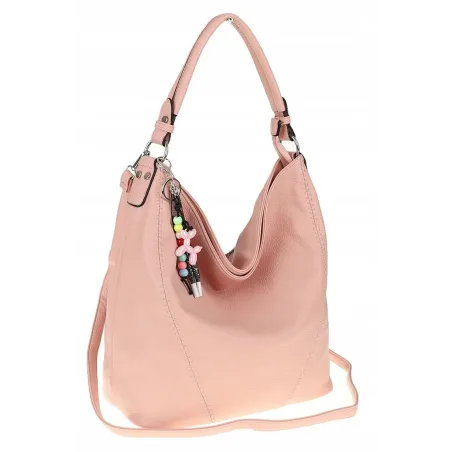The Grace bags Torebka Damska Worek Listonoszka LH2571 Pink