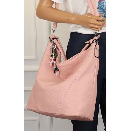 The Grace bags Torebka Damska Worek Listonoszka LH2571 Pink