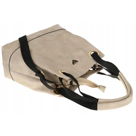 Torebka Damska Worek Modna Listonoszka na Ramię YD8904 Milk White