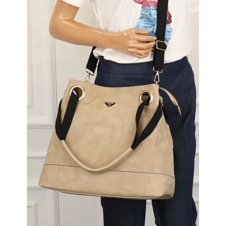 Torebka Damska Worek Modna Listonoszka na Ramię YD8904 Frost Apricot