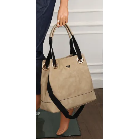 Torebka Damska Worek Modna Listonoszka na Ramię YD8904 Frost Apricot