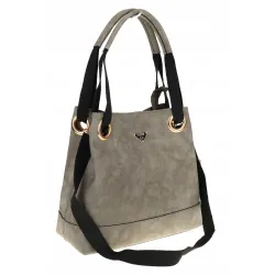 Torebka Damska Worek Modna Listonoszka Shopper na Ramię YD8904 Warm Grey