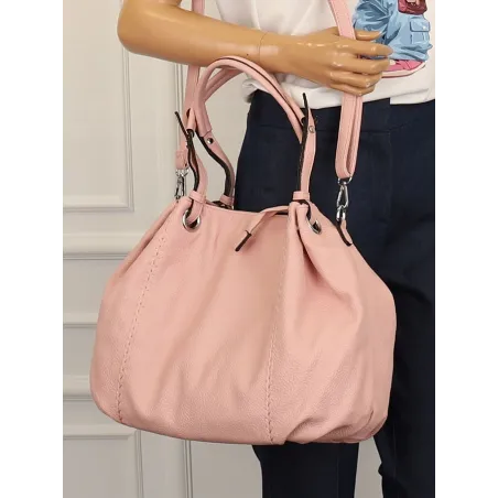 The Grace bags Torebka Damska Listonoszka Worek LH2423 Pink