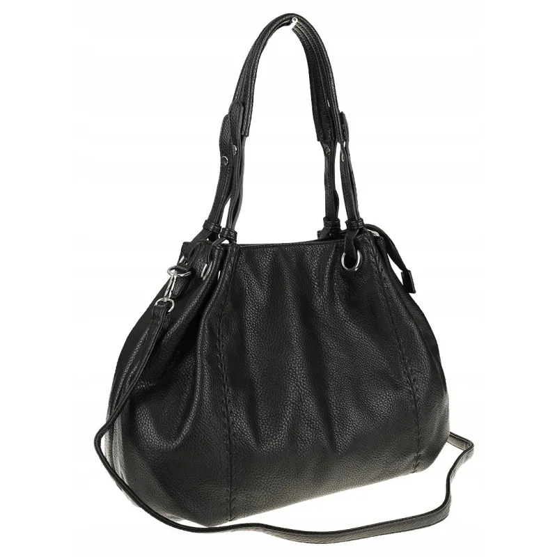 The Grace bags Torebka Damska Listonoszka Worek LH2423 Black