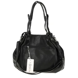 The Grace bags Torebka Damska Listonoszka Worek LH2423 Black