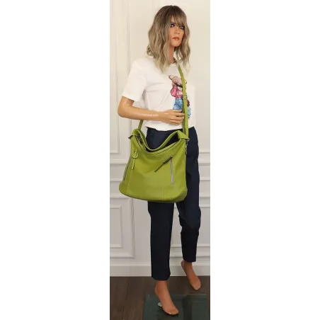 The Grace bags  Torebka Damska Listonoszka Worek LH2582 Green