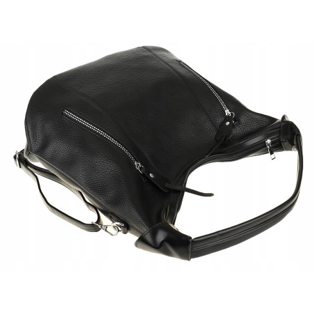 The Grace bags Torebka Damska Listonoszka Worek LH2582 Black