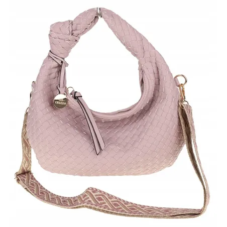 CHARRO Włoska marka Torebka Damska Listonoszka Kuferek CH551 Purple