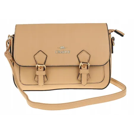 CHARRO Torebka Damska Listonoszka Modna na Ramię CH667894 Taupe