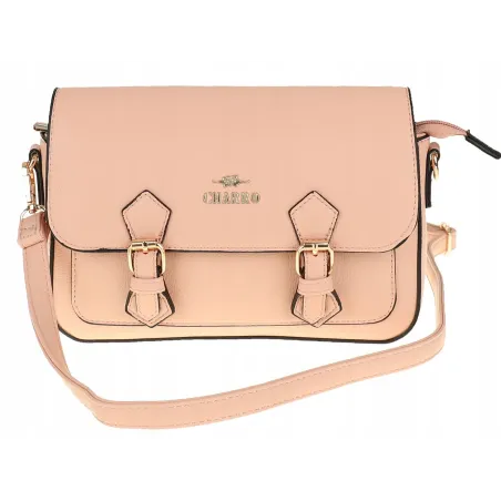 CHARRO  Torebka Damska Listonoszka Modna na Ramię CH667894 Pink