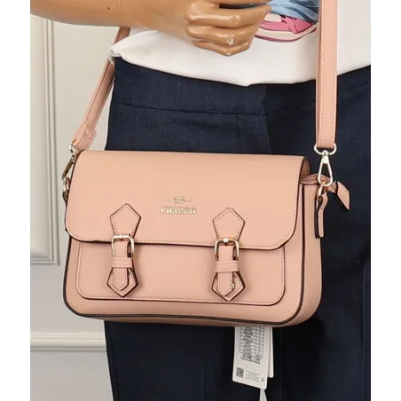 CHARRO  Torebka Damska Listonoszka Modna na Ramię CH667894 Pink