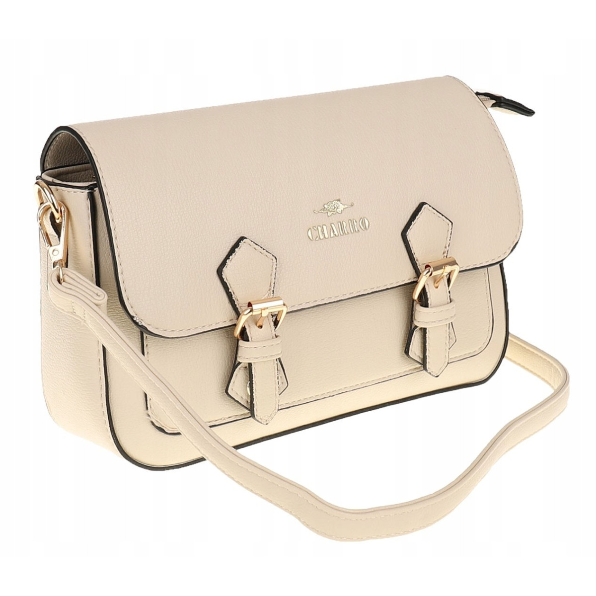 CHARRO Torebka Damska Listonoszka Modna na Ramię CH667894 Apricot