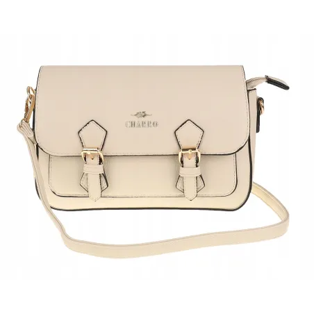 CHARRO Torebka Damska Listonoszka Modna na Ramię CH667894 Apricot