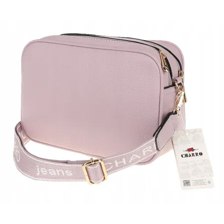 CHARRO  Torebka Damska Listonoszka Modna na Ramię CH966824 Purple