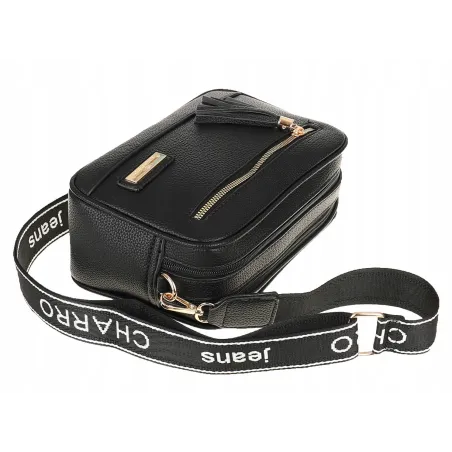 CHARRO Torebka Damska Listonoszka Modna na Ramię CH966824 Black