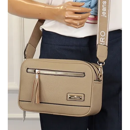 CHARRO Torebka Damska Listonoszka Modna na Ramię CH966824 Apricot