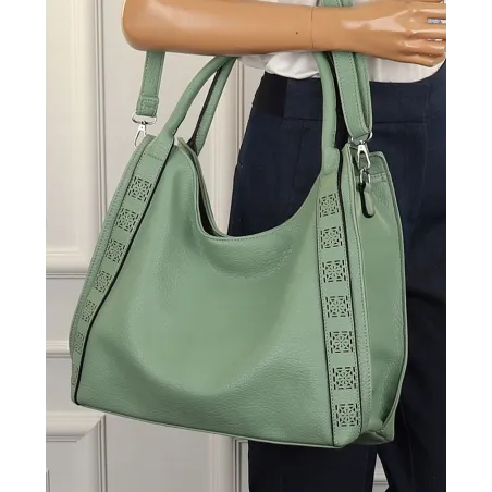 Andrea Massi  Torebka Shopperka Worek Listonoszka HJ1130 Green