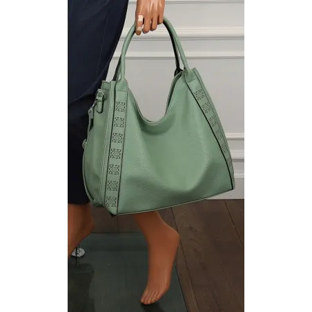 Andrea Massi  Torebka Shopperka Worek Listonoszka HJ1130 Green