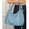 Andrea Massi  Torebka Shopperka Worek Listonoszka HJ1130 Blue