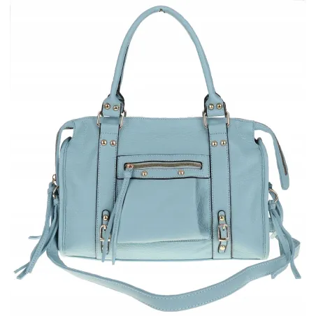 FASHION Torebka Damska Kuferek Listonoszka na Ramię HJ105810 Blue