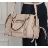 FASHION Torebka Damska Kuferek Listonoszka na Ramię HJ105810 Beige