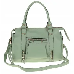 FASHION  Torebka Damska Kuferek Listonoszka na Ramię HJ105810 Green