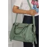 FASHION  Torebka Damska Kuferek Listonoszka na Ramię HJ105810 Green