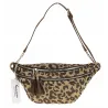 Tommasini  Torebka Damska w Panterkę Listonoszka Nerka 3660 Coffee