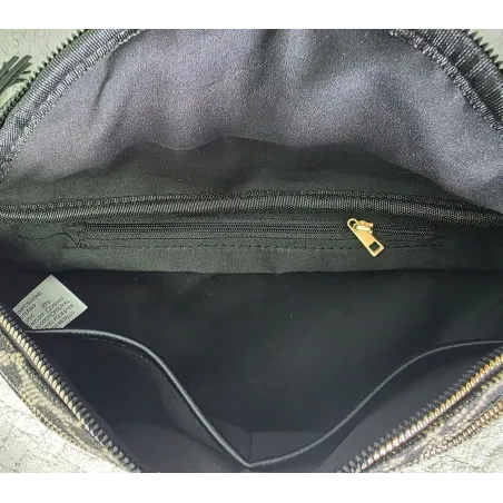 Tommasini  Torebka Damska w Panterkę Listonoszka Nerka 3660 Coffee