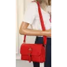 CHARRO Włoska Marka Torebka Damska Listonoszka na Ramię CH662151 Czerwona